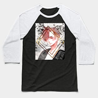 Real pretty boy beautiful boy man Manga style Baseball T-Shirt